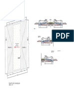 Rampa accesible con detalle de secciones y materiales