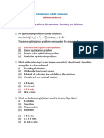 Optimization Problems, GA Operators Encoding and Selection