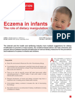Eczema in Infants: The Role of Dietary Manipulation