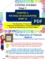 Accounting Studies Stage 2: The Role of Accounting (PART 2)