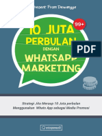 10 Juta Per Bulan Dengan WA Marketing