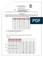 Worksheet No. 10: Course Title / Number: Course Facilitator: Submitted by
