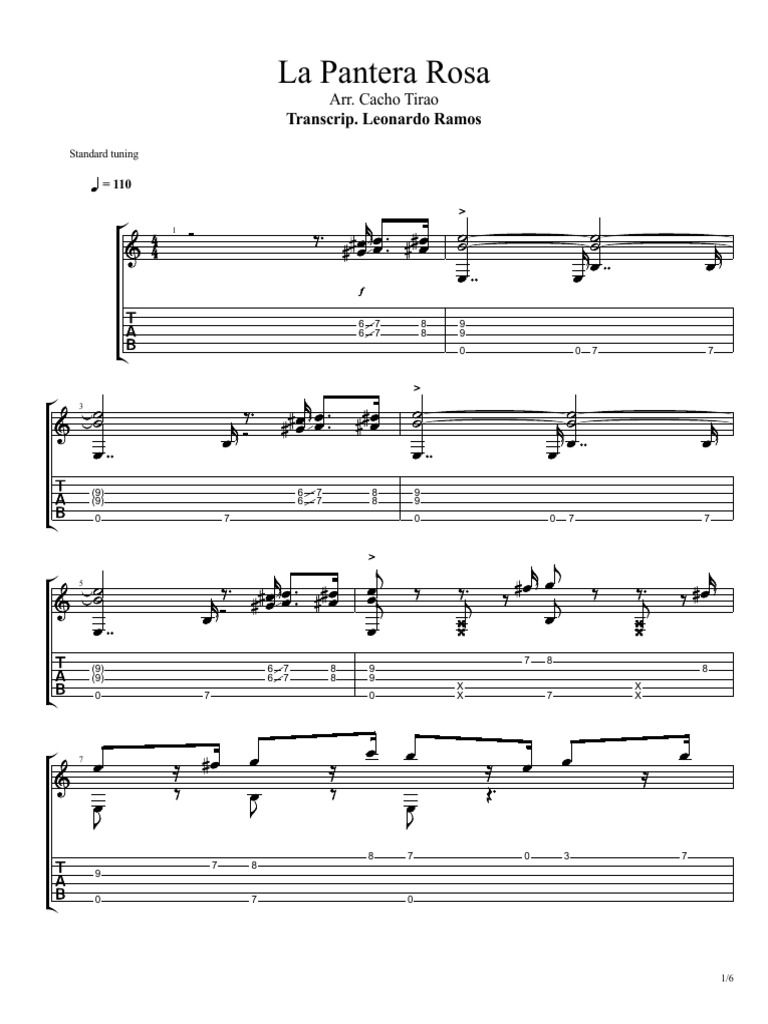Tablature de La Pantera Rosa | PDF | Échecs | Théorie (échecs)