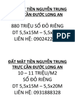 Đất Mặt Tiền Nguyễn Trung Trực Cần Đước Long An