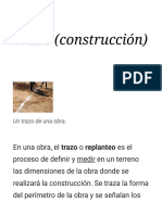 Trazo (Construcción) - Wikipedia, La Enciclopedia Libre