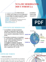 Diapositiva Del Grupo L-Convergencia de Meridianos Analisis y Formula