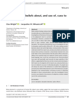 Wright & Wheatcroft. (2017). Police officers beliefs about, and use of, cues to deception