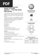 Mc44608 Fewexternal Components Reliable and Flexible Greenline Very High Voltage PWM Controller