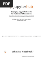 Deploying Jupyter Notebooks For Students and Researchers