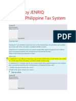 Philippine Tax Quiz