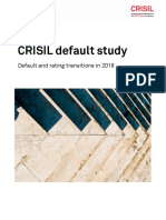 CRISIL Default Study: Default and Rating Transitions in 2018