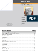 SilverCrest Robotgép SMK 550 A1 Receptkönyv PDF