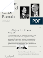Alejandro Roces and Carlos Romulo