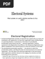 Types of Electoral System