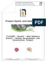 Project Health and Safety Plan for T14-2305 – Darwin – New Henbury School