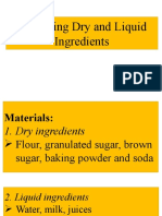 Measuring Dry & Liquid Ingredients Guide