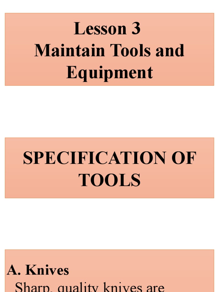 Essential Kitchen Tools and Safety Tips | PDF | Cooking, Food & Wine