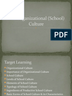 Eco of Educ-Organizational Culture