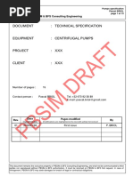 Document: Technical Specification: PBSIM & BFS Consulting Engineering