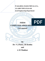 3ME04 Computer Aided Design Lab Manual