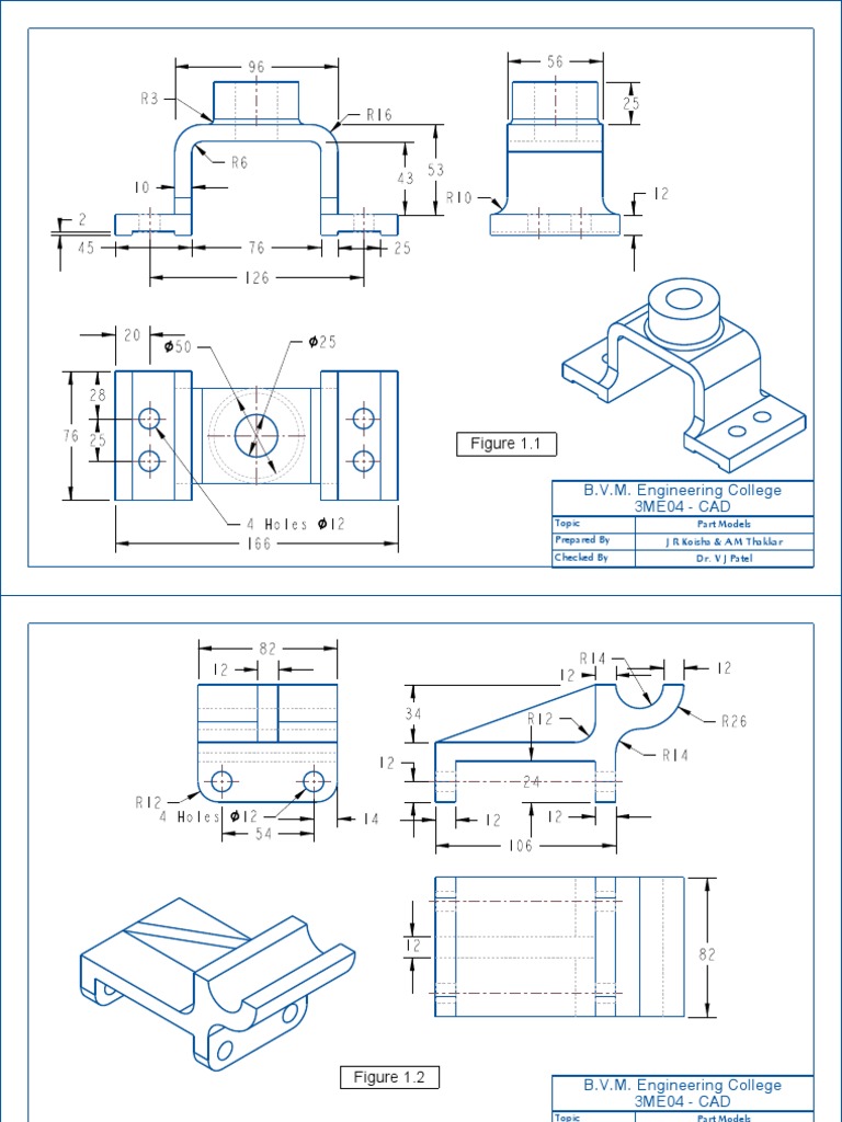 CAD Part Models - B.V.M. Engineering | PDF