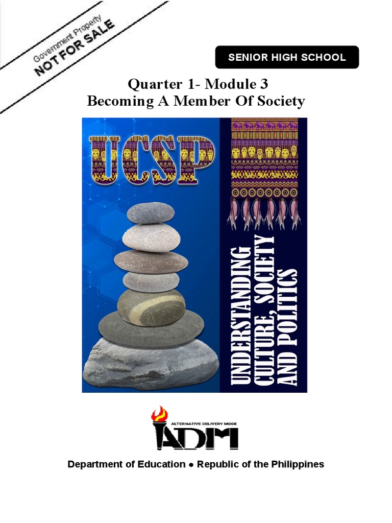 Module 3 Quarter 1 | PDF | Socialization | Deviance (Sociology)