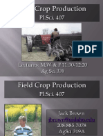 Field Crop Production
