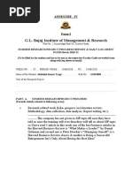 G.L. Bajaj Institute of Management & Research: Annexure - Iv