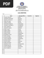 Liga Attendance