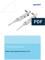 Pipette Maintenance - Eppendorf Research Plus