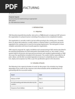 Tim Manufacturing Delhi: Proposal Request