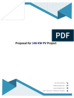 Proposal For PV Project: +92-303-4053354 Info@energyhub - PK WWW - Energyhub.pk Dhok Kala Khan, Rawalpindi, Pakistan