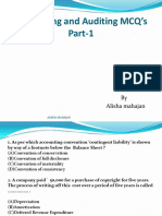 Accounting and Auditing MCQs Part-1 by Alisha Mahajan PDF