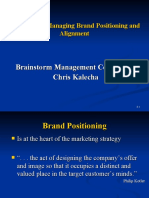 Leading and Managing Brand Positioning and Alignment