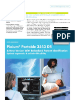 Pixium Portable 3543 DR: & New Version With Embedded Patient Identification
