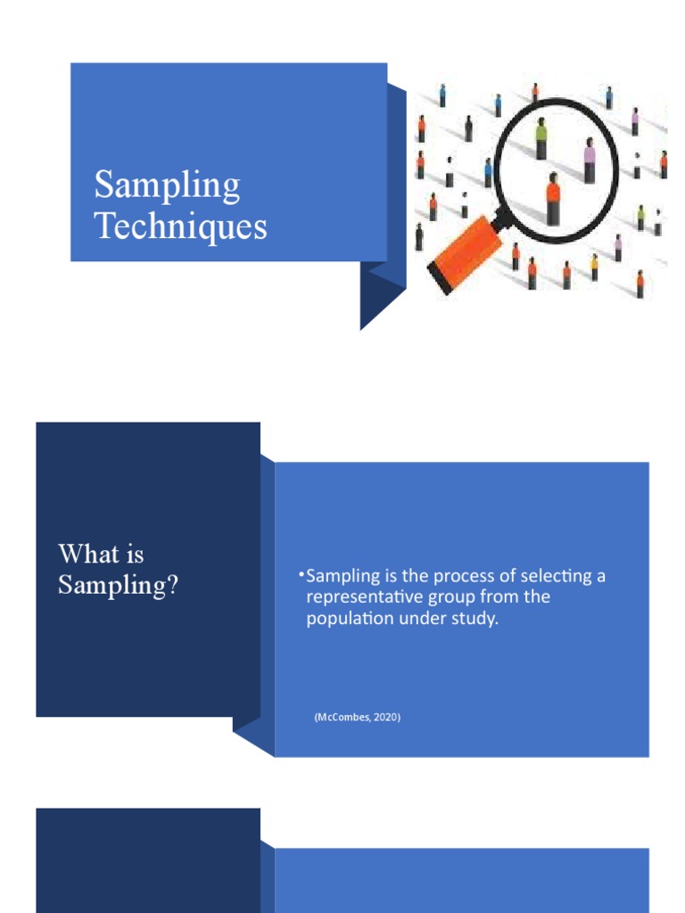 Sampling Techniques | PDF | Sampling (Statistics) | Survey Methodology