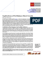 Implications of Fed Balance Sheet Growth: Economics Group