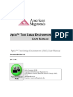 Aptio ™ Text Setup Environment (TSE) User Manual