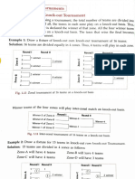 D. Combination Tournaments: (I) Knock-Out Tournament Play