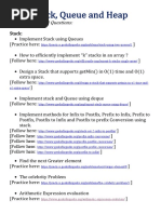 Stack, Queue and Heap: Intermediate Level Questions