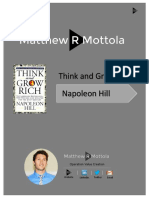 Napoleon Hill, Think Androw Rich Executive Summary