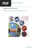 Beyond Cost Reduction BCG