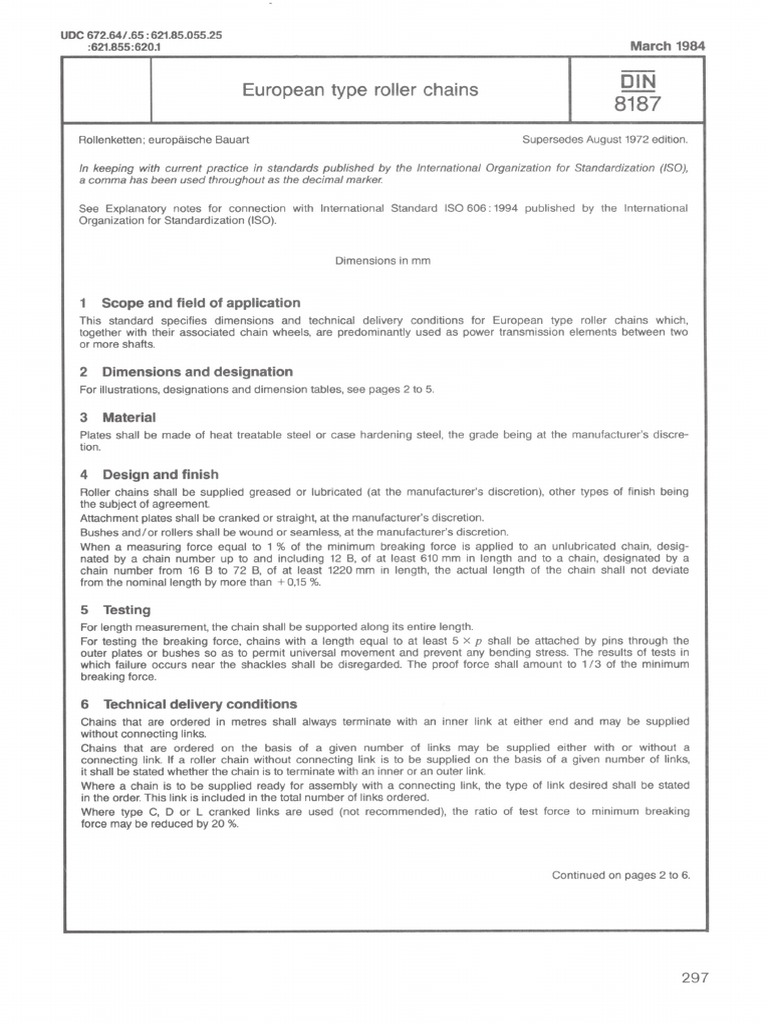 Din 8187 | PDF
