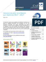 Biblio Flash Ressources de Preparation Aux Certifications Delf Dalf