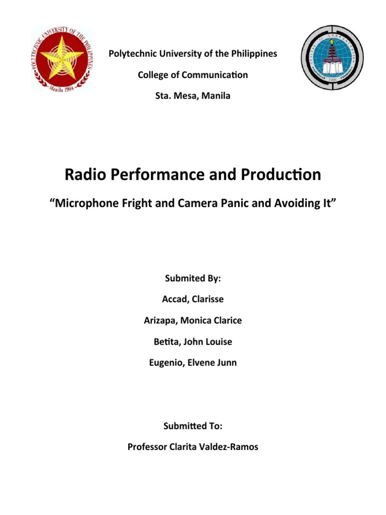 Mic Fright and Camera Panic | PDF | Leisure | Anxiety