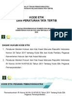 Kode Etik Dan Peraturan Tata Tertib