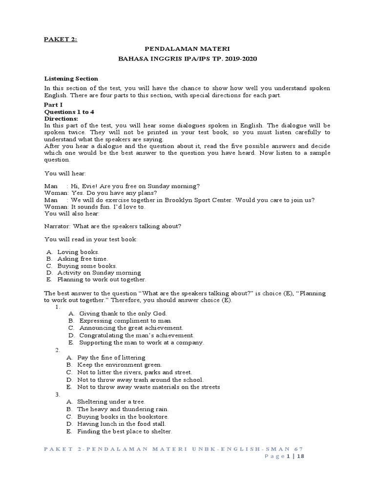 Paket 2 Bahasa Inggris Remote Sensing Venice