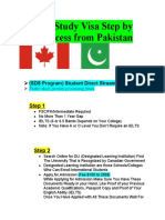 Canada Study Visa Step by Step Process From Pakistan