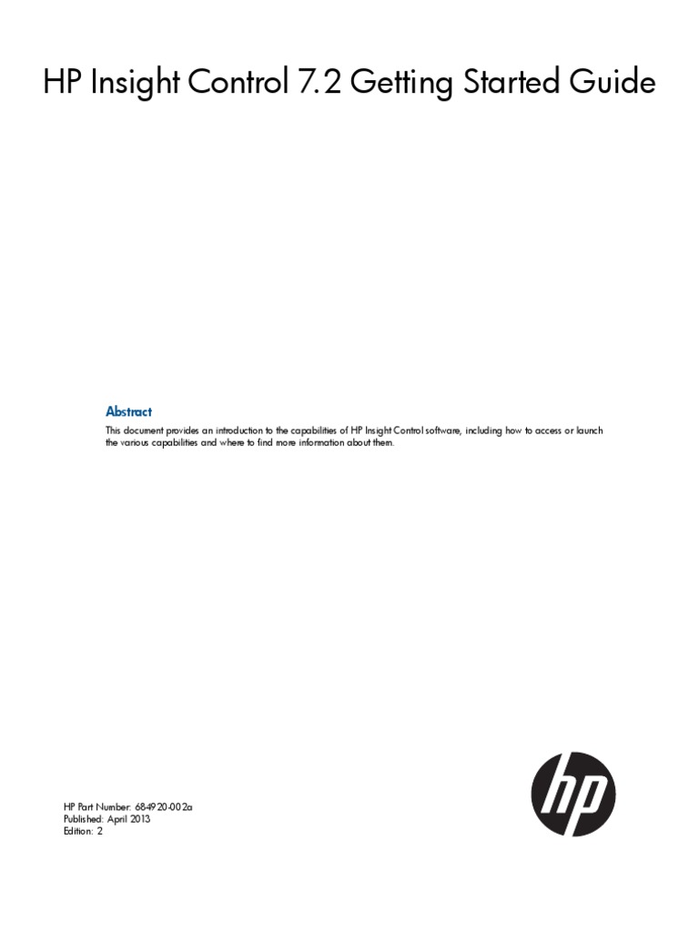 HP Insight Manager PDF Server Virtualization