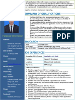 Uy Suy: Summary of Qualifications
